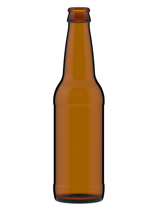 12oz Pinnacle 2.0 Amber Glass Full Bottle