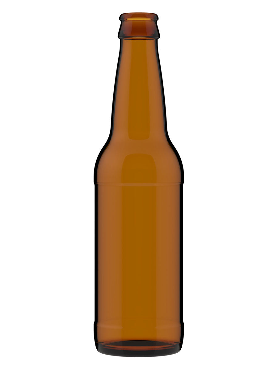 12oz Pinnacle 2.0 Amber Glass Bottle Full Bottle