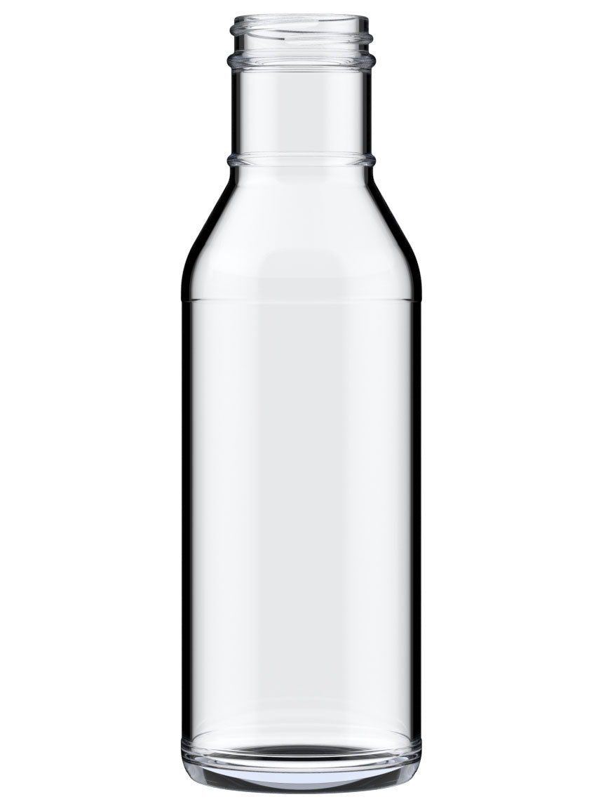 12oz Ring Neck Glass Bottle - Full Glass bottle