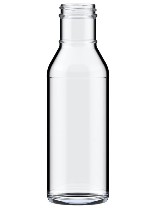 12oz Ring Neck Glass Bottle - Full Glass bottle