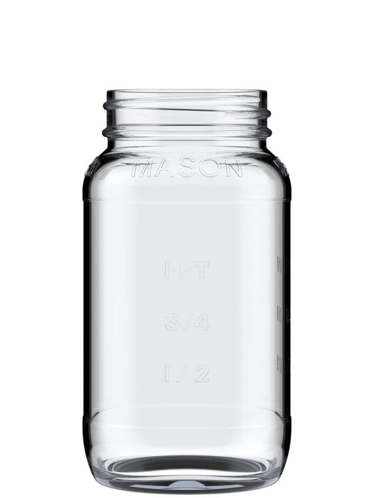 26oz Mason Jar Flint - Full Bottle
