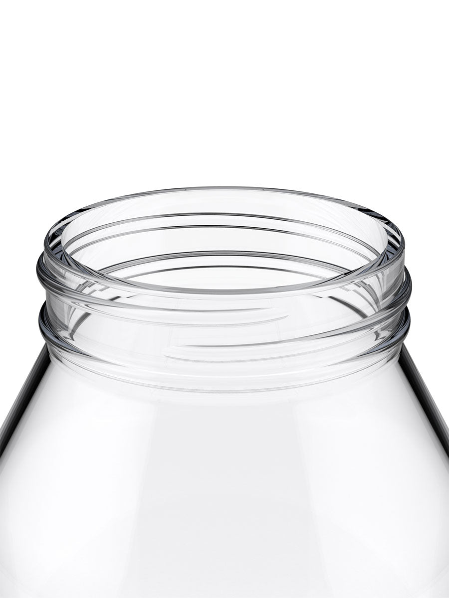 32oz Mayo Jar Flint - Finish Close-Up