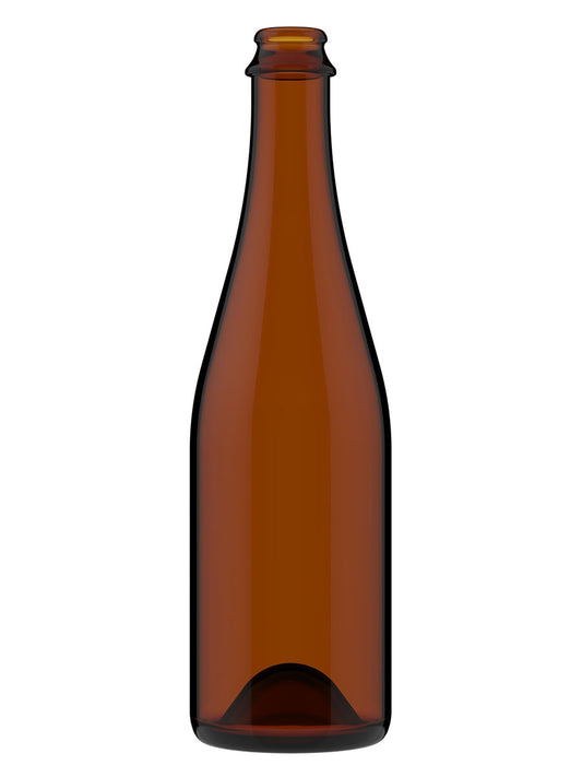 500ml Celebration Amber Glass Bottle - Full Bottle