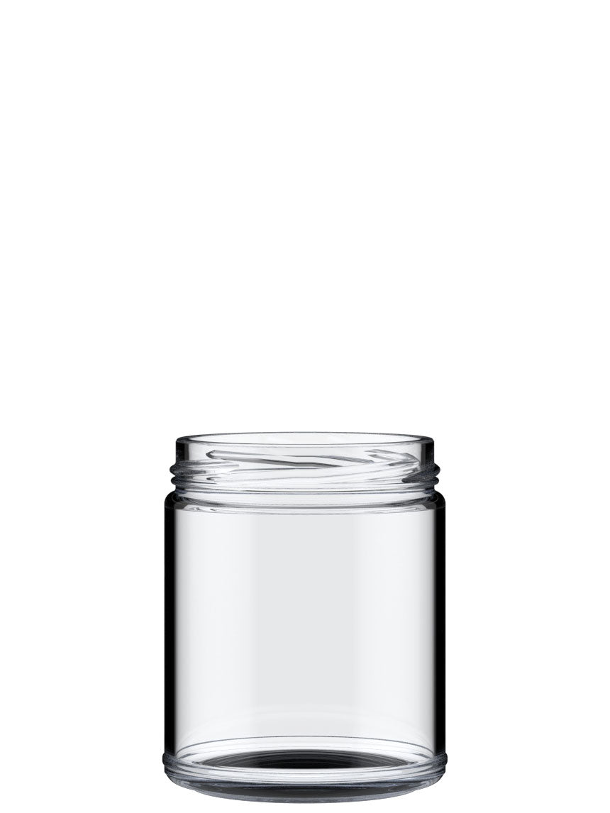 9oz Refrigerator Flint Glass Jar Full Jar